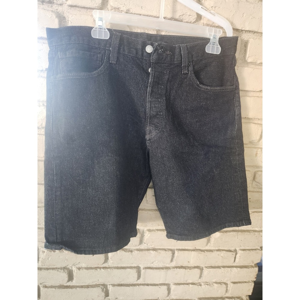Levis 501 93 Mens Black Denim Shorts
